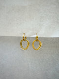 Halo hoop earrings