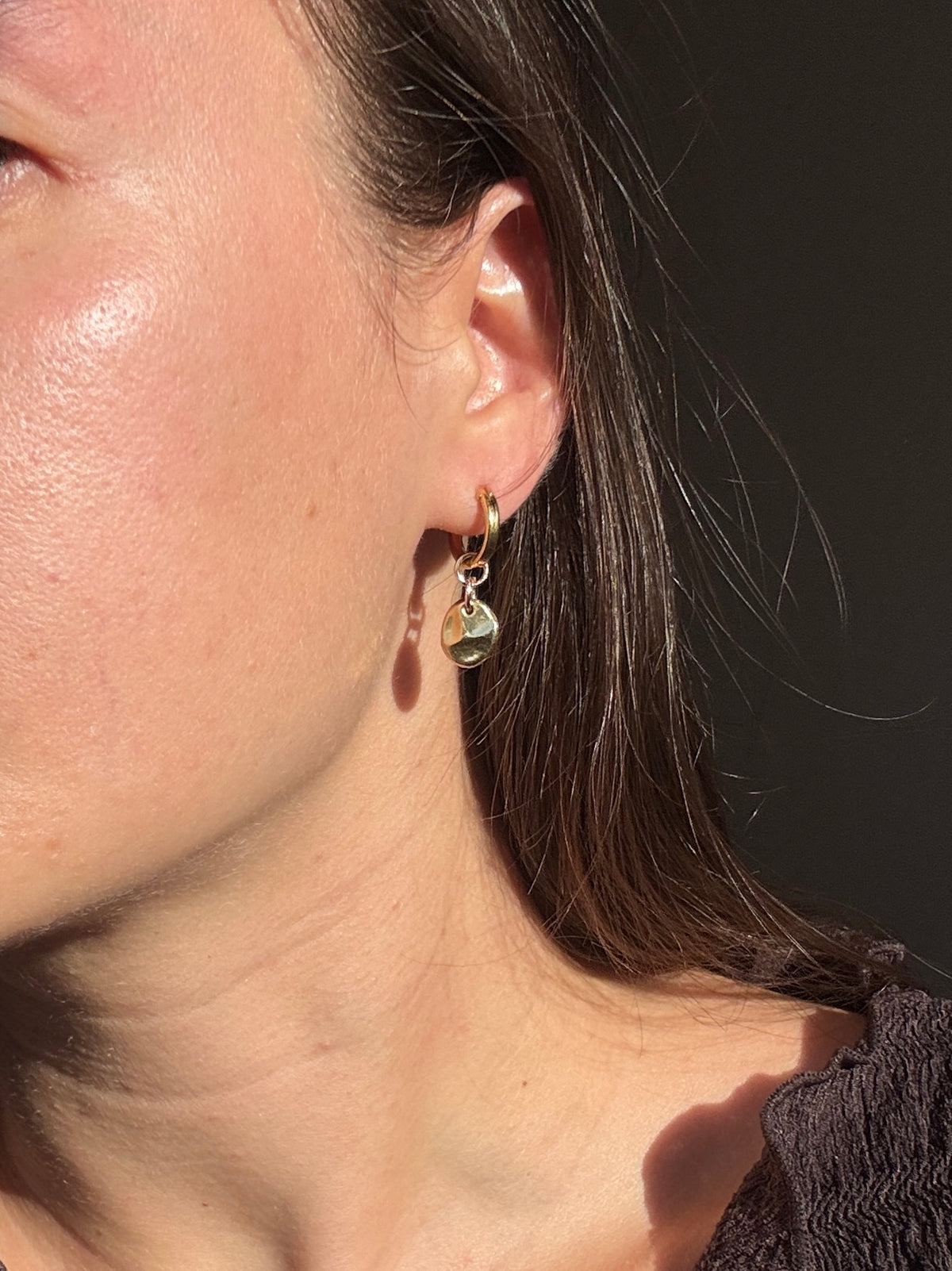 Mini dune earrings
